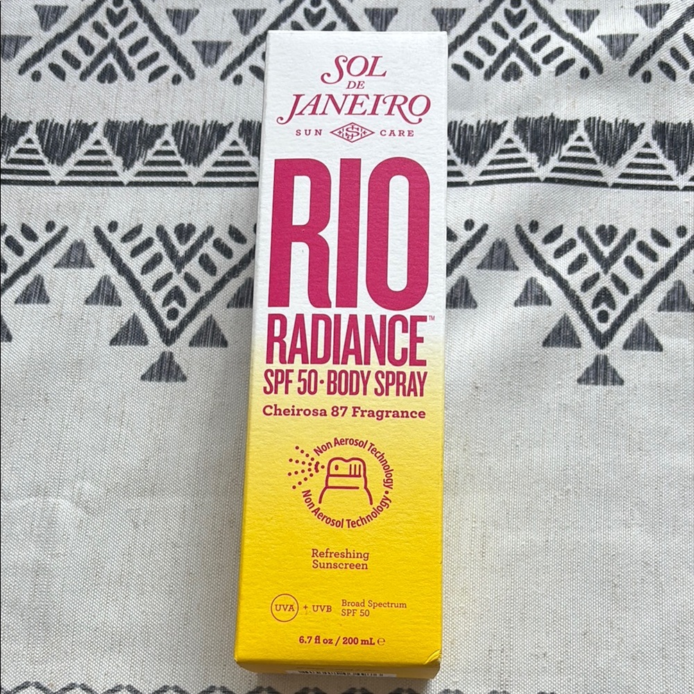 Used 1 time! Like new!! Sol de Janeiro Rio Radiance SPF 50 Spray